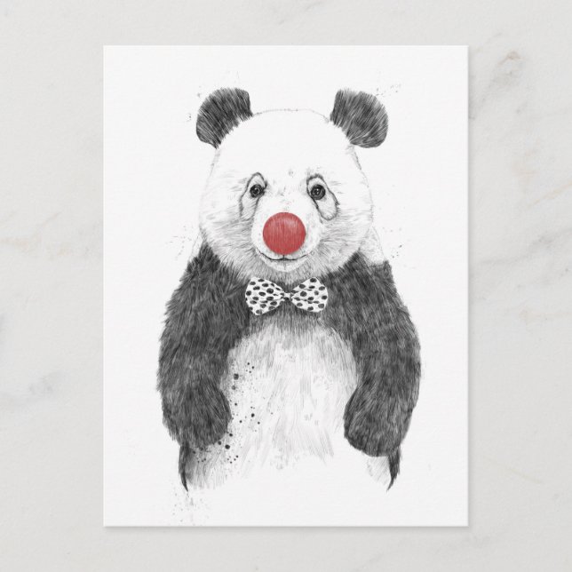 Der Clown Postkarte (Vorderseite)