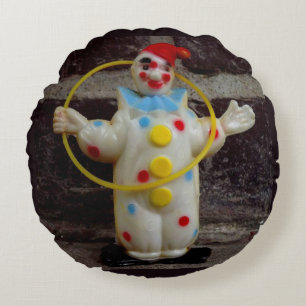 Der Clown Rundes Kissen