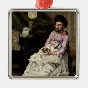 Der Clown Silbernes Ornament