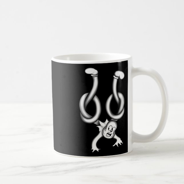 Der Clowngeister hat sich verdreht Kaffeetasse (Rechts)