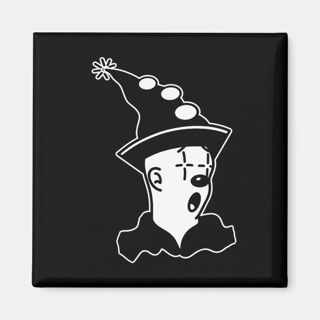 Der Clowngeister überraschte Magnet (Vorne)