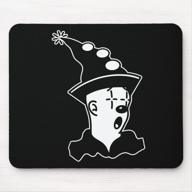 Der Clowngeister überraschte Mousepad (Vorne)