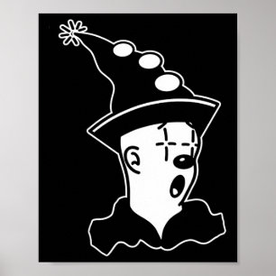 Der Clowngeister überraschte Poster