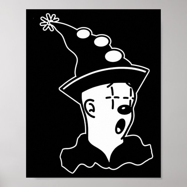 Der Clowngeister überraschte Poster (Vorne)