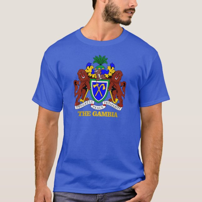 Der COA von Gambia T-Shirt (Vorderseite)