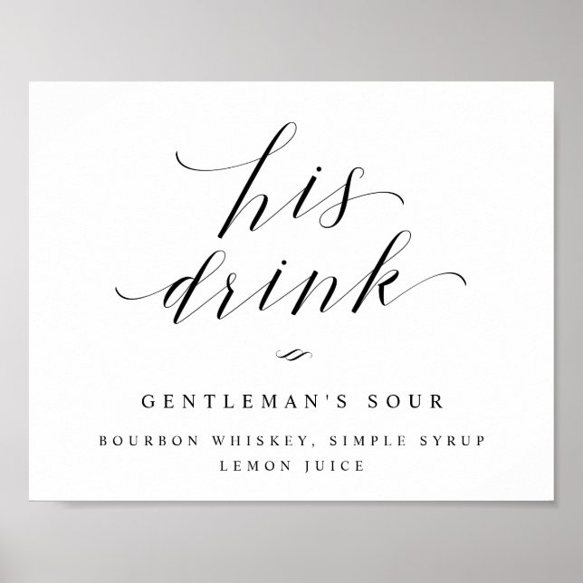 Der Cocktail-Empfang in seinem Getränkegaal Poster (Vorne)