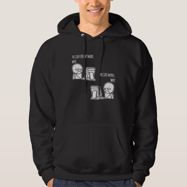 Der Code funktioniert, warum Programmierer Compute Hoodie (Vorderseite)