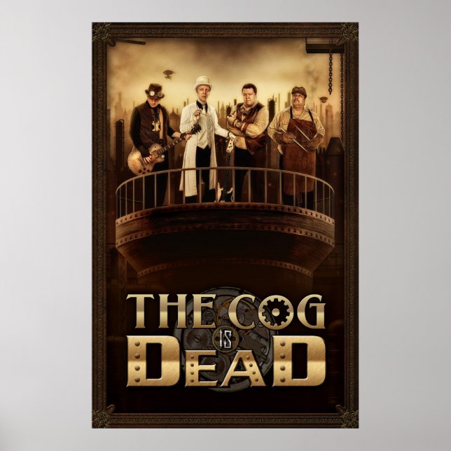 Der Cog ist tot - Steam City Poster (Vorne)