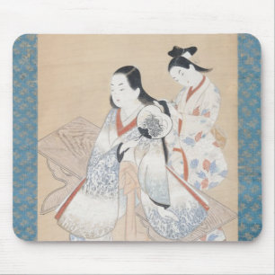 Der Coiffure der Kurtisane, c.1700-14 Mousepad