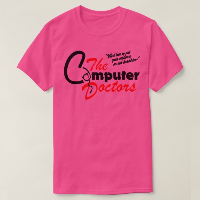 Der Computer-Doktor T-Shirt (Design vorne)