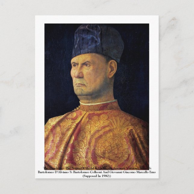 Der Condotier. Postkarte (Vorderseite)