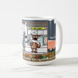 Der Cone of Shame Entschuldigung Klassischer Kaf Kaffeetasse