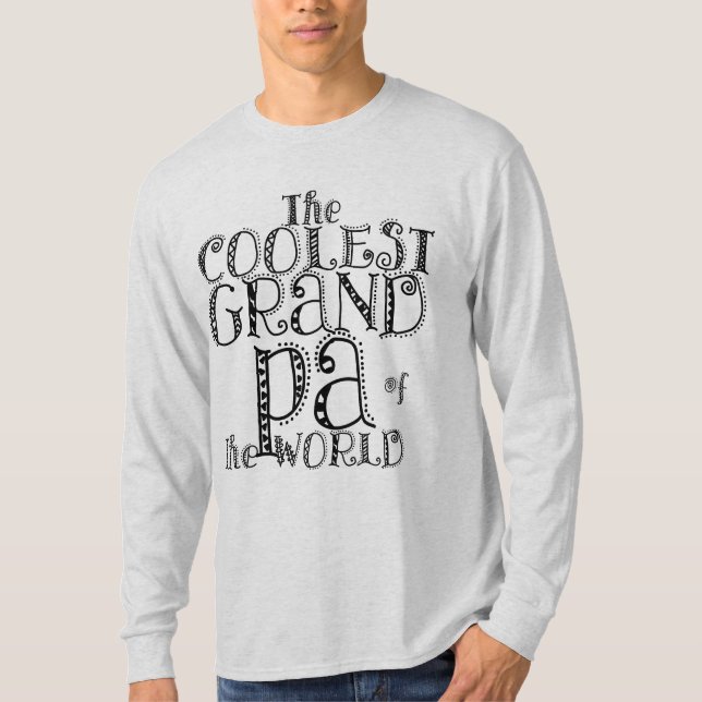 Der Coole Großvater des Niedlichen Shirts der Welt (Vorderseite)