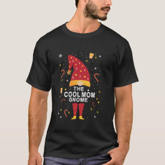 Der coole Mutter-Gnom-Weihnachten-Kariert-Passende T-Shirt