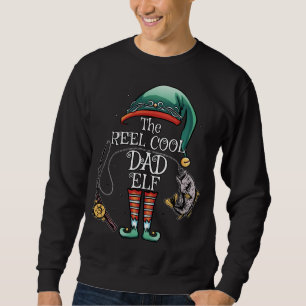 Der COOLE VATER Elf Matching Family Fishing Chri Sweatshirt