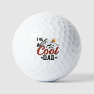 Der Coole Vater - Rustikales Gebirge und Hirschdes Golfball