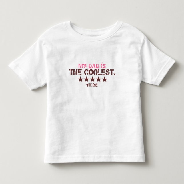 Der Coole Vater-T - Shirt für Babys (Vorderseite)