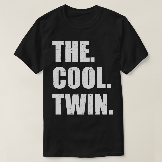 Der coole Zwilling T-Shirt (Design vorne)