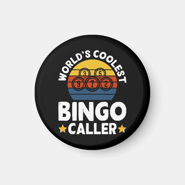 Der Coolste Bingo-Anrufer der Welt Magnet (Vorne)