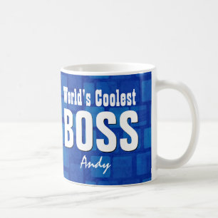 Der coolste CHEF der Welt blauer Kaffeetasse