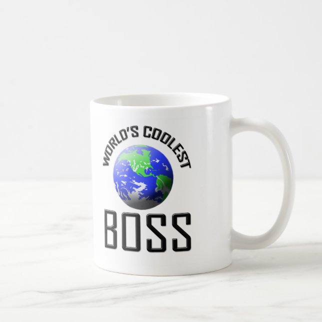 Der coolste Chef der Welt Kaffeetasse (Rechts)