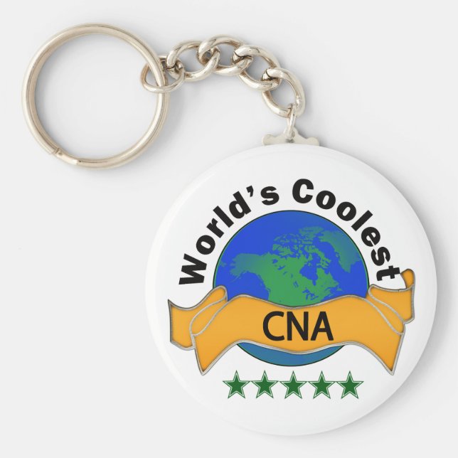 Der Coolste CNA der Welt Schlüsselanhänger (Vorne)