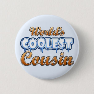 Der coolste Cousin der Welt Button