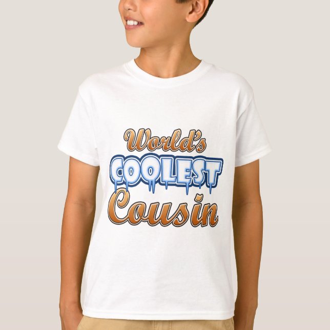 Der coolste Cousin der Welt T-Shirt (Vorderseite)