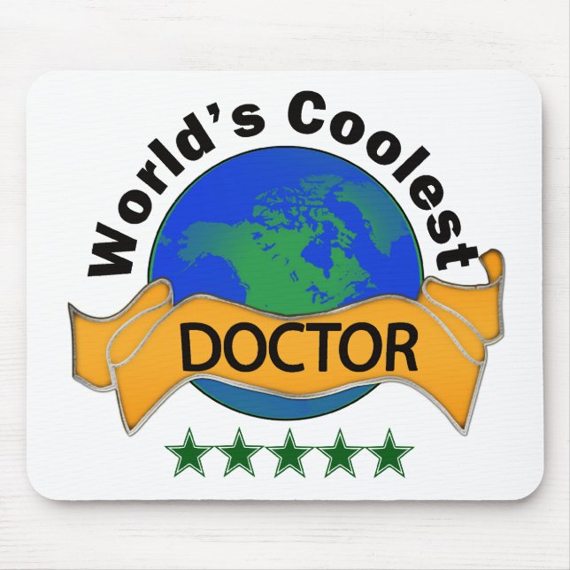 Der coolste Doktor der Welt Mousepad (Vorne)