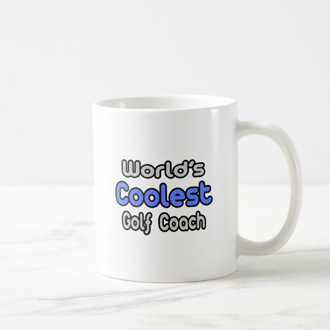 Der Coolste Golftrainer der Welt Kaffeetasse (Rechts)