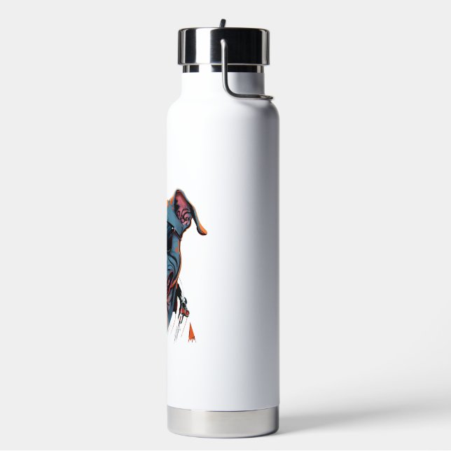 Der coolste Hund der Welt Trinkflasche (Links)
