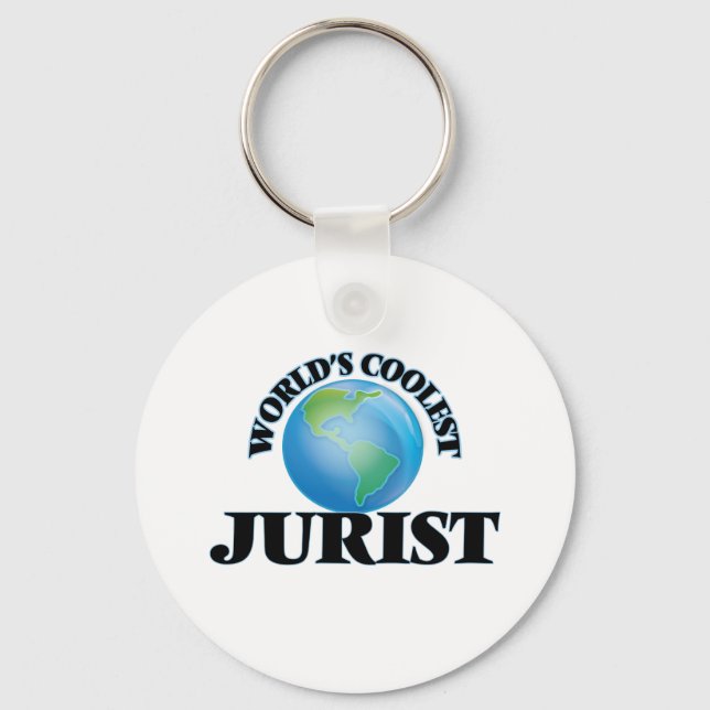 Der coolste Jurist der Welt Schlüsselanhänger (Vorderseite)