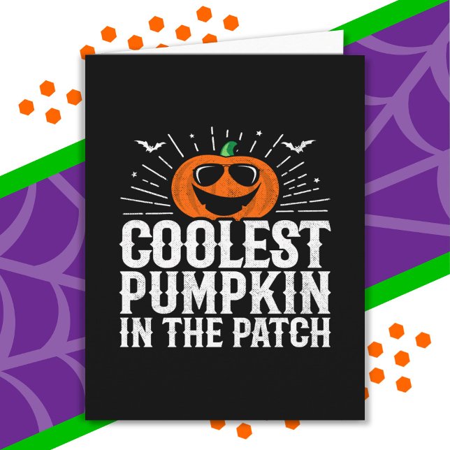 Der Coolste Kürbis im Patch-Halloween-Party Karte (Von Creator hochgeladen)