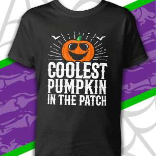 Der Coolste Kürbis im Patch-Halloween-Party T-Shirt