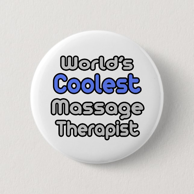 Der Coolste Massagetherapeut der Welt Button (Vorderseite)