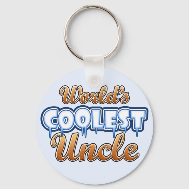 Der Coolste Onkel der Welt Schlüsselanhänger (Vorderseite)