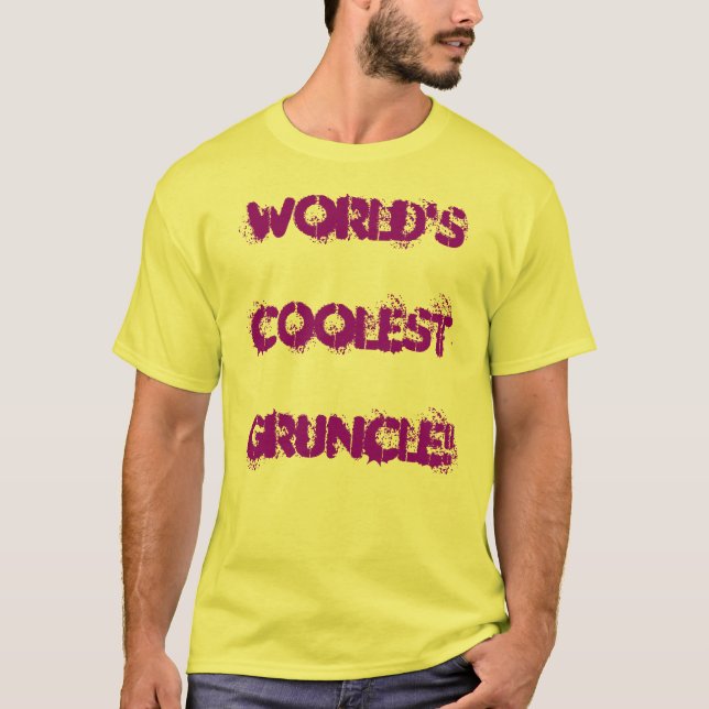 Der coolste Onkel der Welt! T-Shirt (Vorderseite)