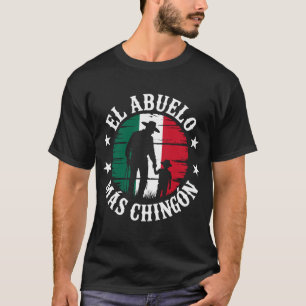 Der coolste Opa Beste Oma Mexikanische Flagge T-Shirt