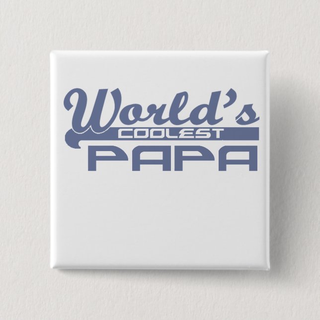 der coolste Papa der Welt Button (Vorderseite)