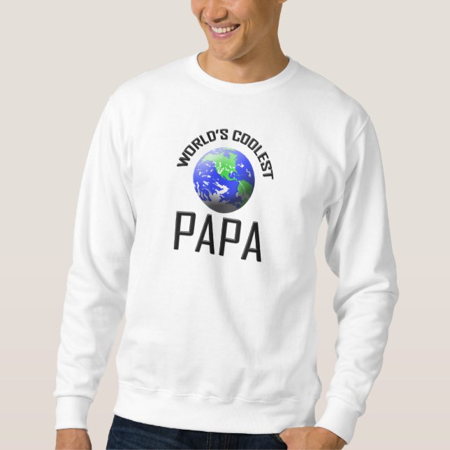 Der coolste Papa der Welt Sweatshirt (Vorderseite)