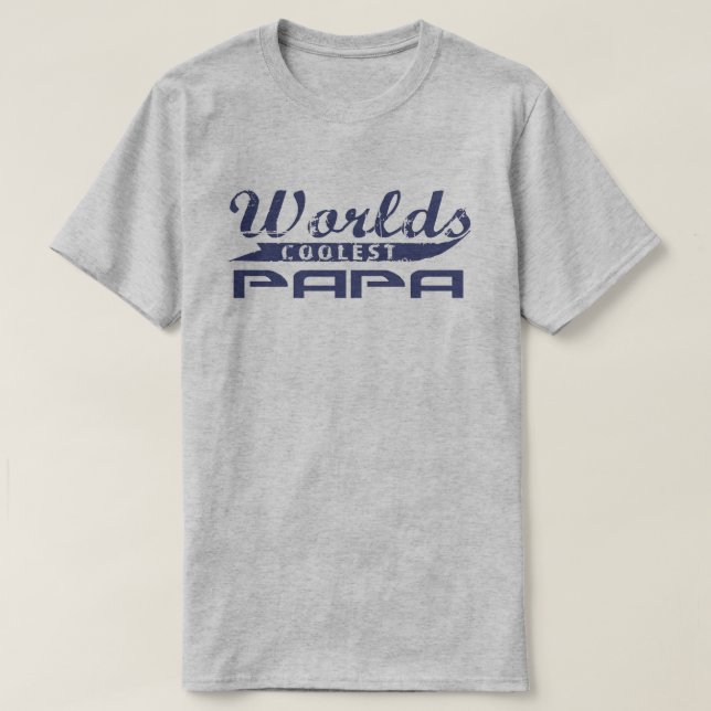 Der coolste Papa der Welt T-Shirt (Design vorne)