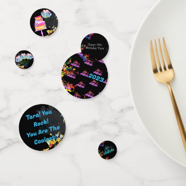 Der Coolste Platz Personalisiert Confetti Konfetti (Gruppe)