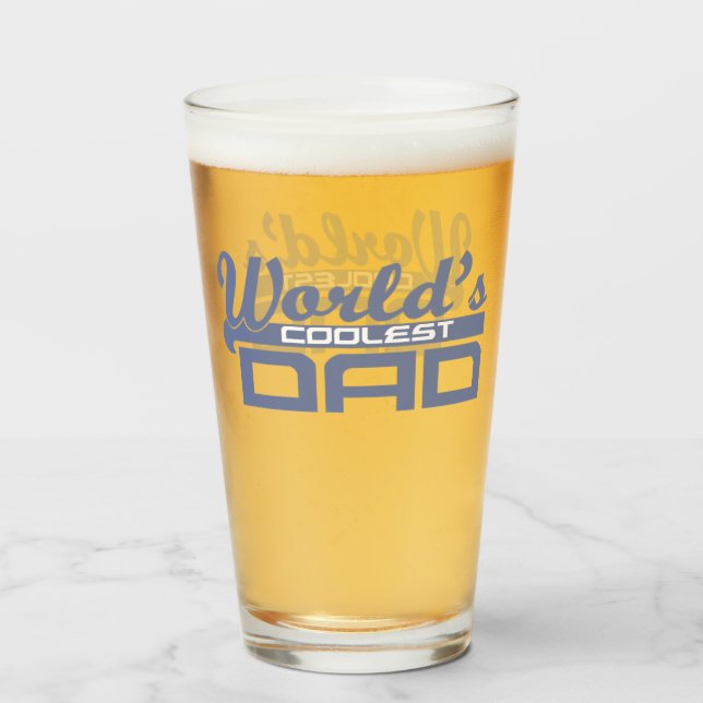 Der Coolste Vater der Welt Glas (Vorne (Gefüllt))
