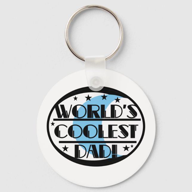 Der Coolste Vater der Welt Schlüsselanhänger (Vorderseite)