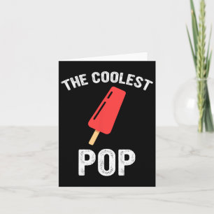 Der Coolstste Pop Vathers Day Funny World Karte