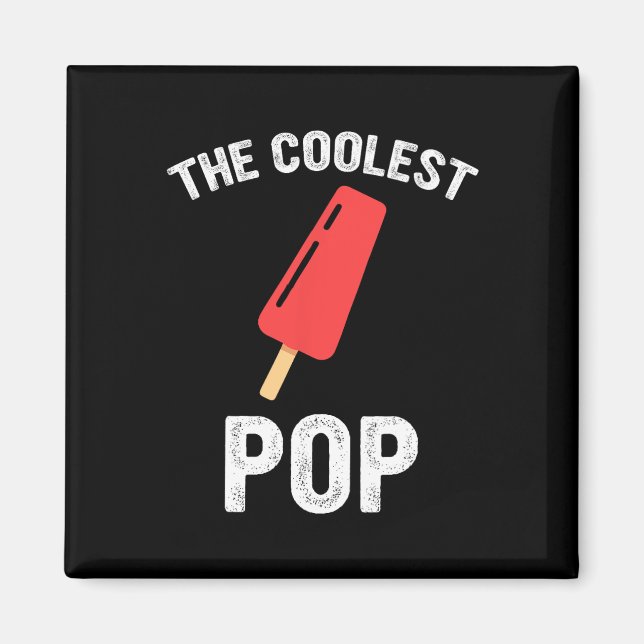 Der Coolstste Pop Vathers Day Funny World Magnet (Vorne)