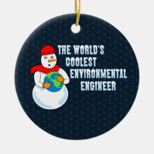 Der Coolstste Umweltingenieur der Welt Keramik Ornament