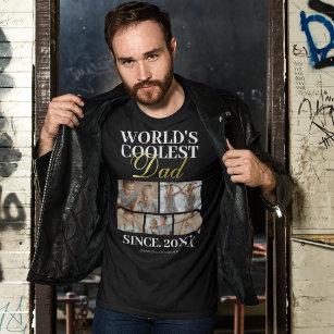 Der Coolstste Vater Foto T - Shirt der Welt