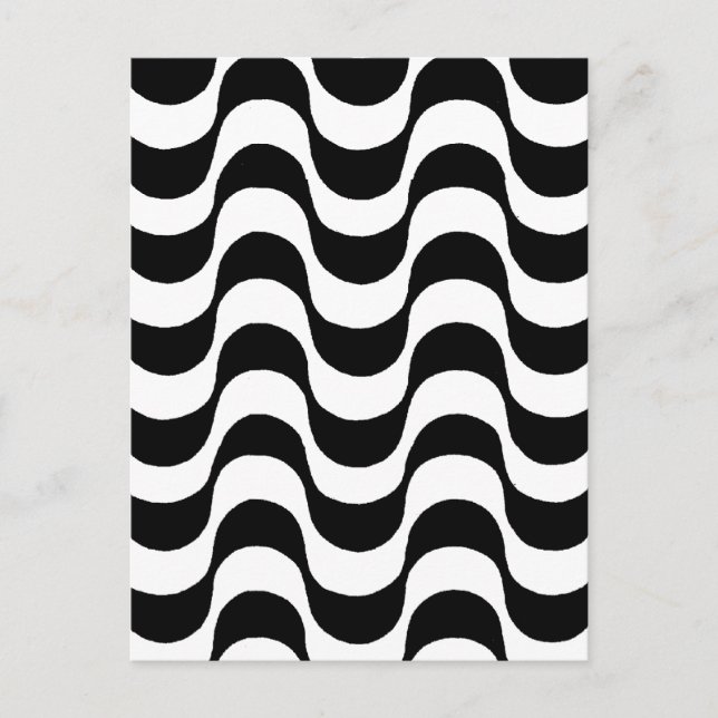 Der Copacabana-Bürgersteig, Rio de Janeiro, Brasil Postkarte (Vorderseite)