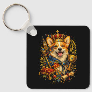 Der Corgi-König Schlüsselanhänger